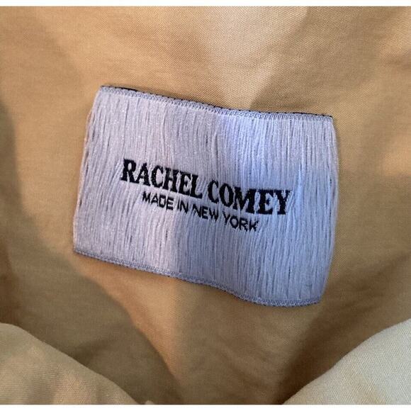 Rachel Comey Short Sleeve Button Up Shirt Size Medium Women’s Yellow - Picture 3 of 8